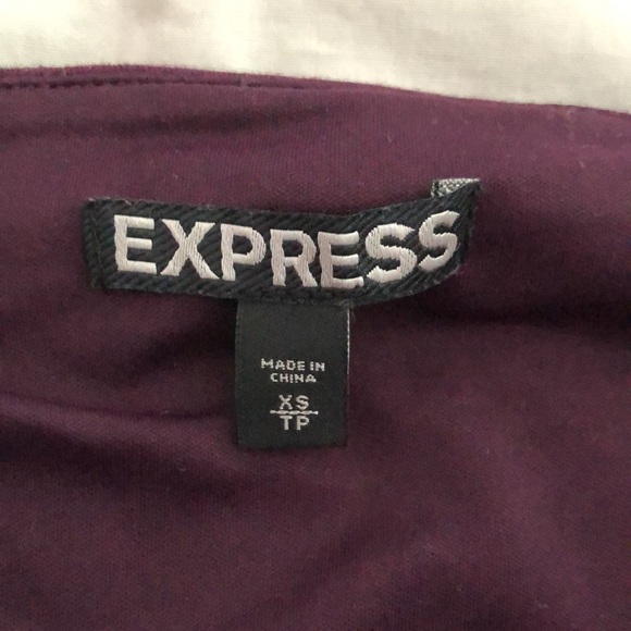Express XS Purple skirt - black & silver sequins - Picture 3 of 4